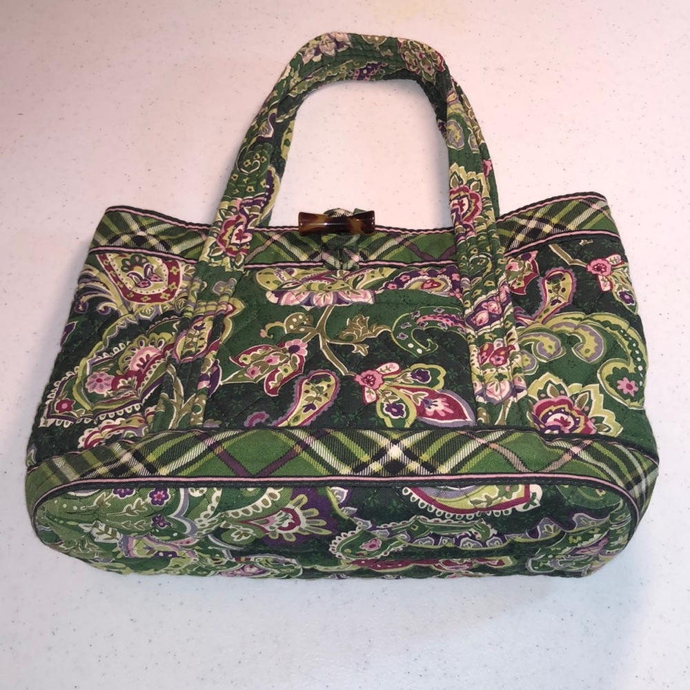 Vera Bradley Small Tote Chelsea Green